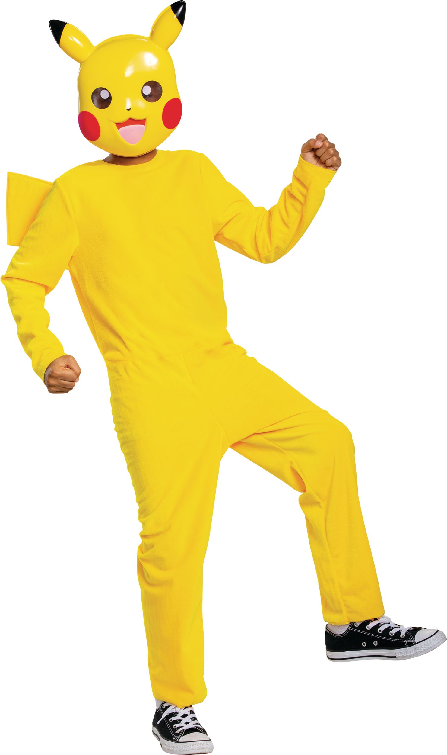 Kids' Nintendo Pokémon Pikachu Yellow Jumpsuit with Mask Halloween Costume,  Assorted Sizes