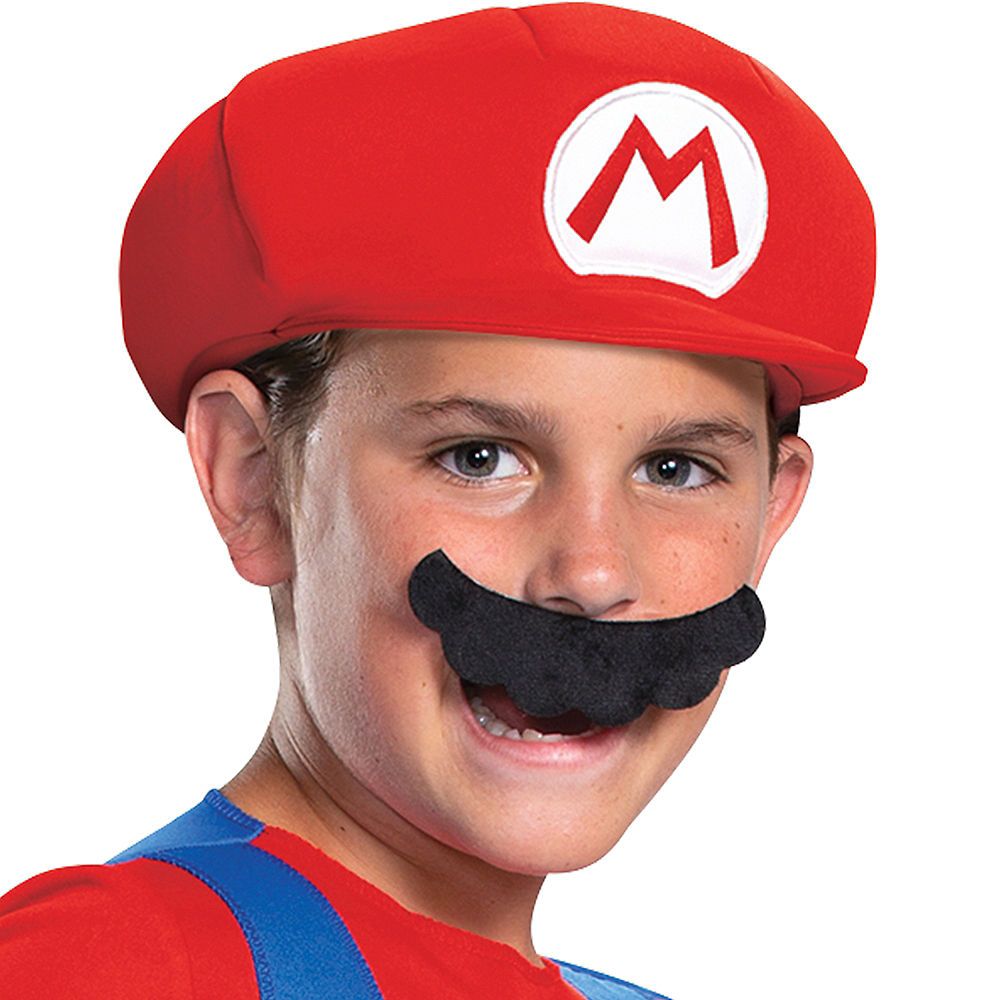 Costume Mario, Super Mario Brothers, enfant, bleu/rouge, plus d'options  offertes