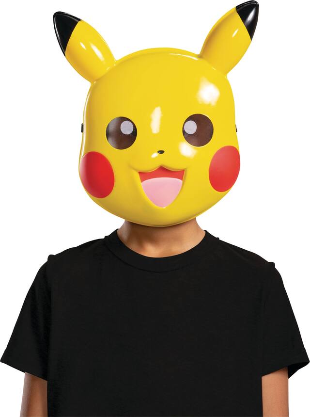 Pokemon Pikachu Mask Front_Flat