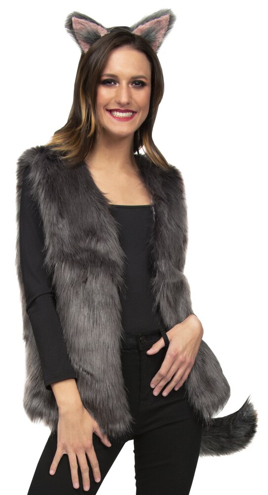 Wolf Halloween Costume Accessory Kit, Adult Party City