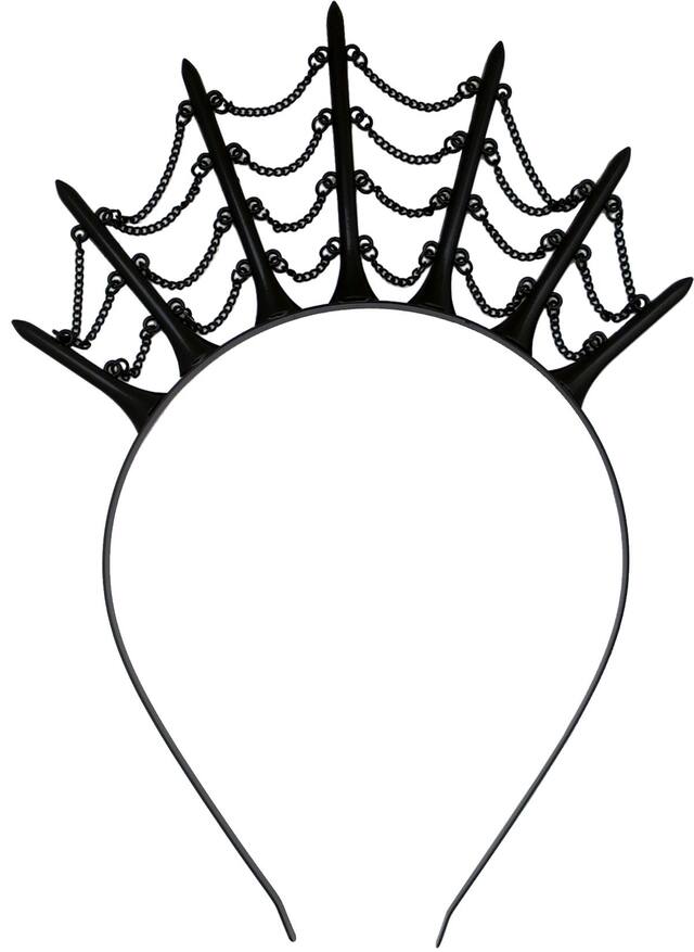 Spider Web Headband Front_Flat