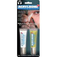 Tinsley Transfers Water-Based Acrylbond Adhesive & Remover, Clear, 24-g, 2-pk, Wearable Costume Accessories for Halloween