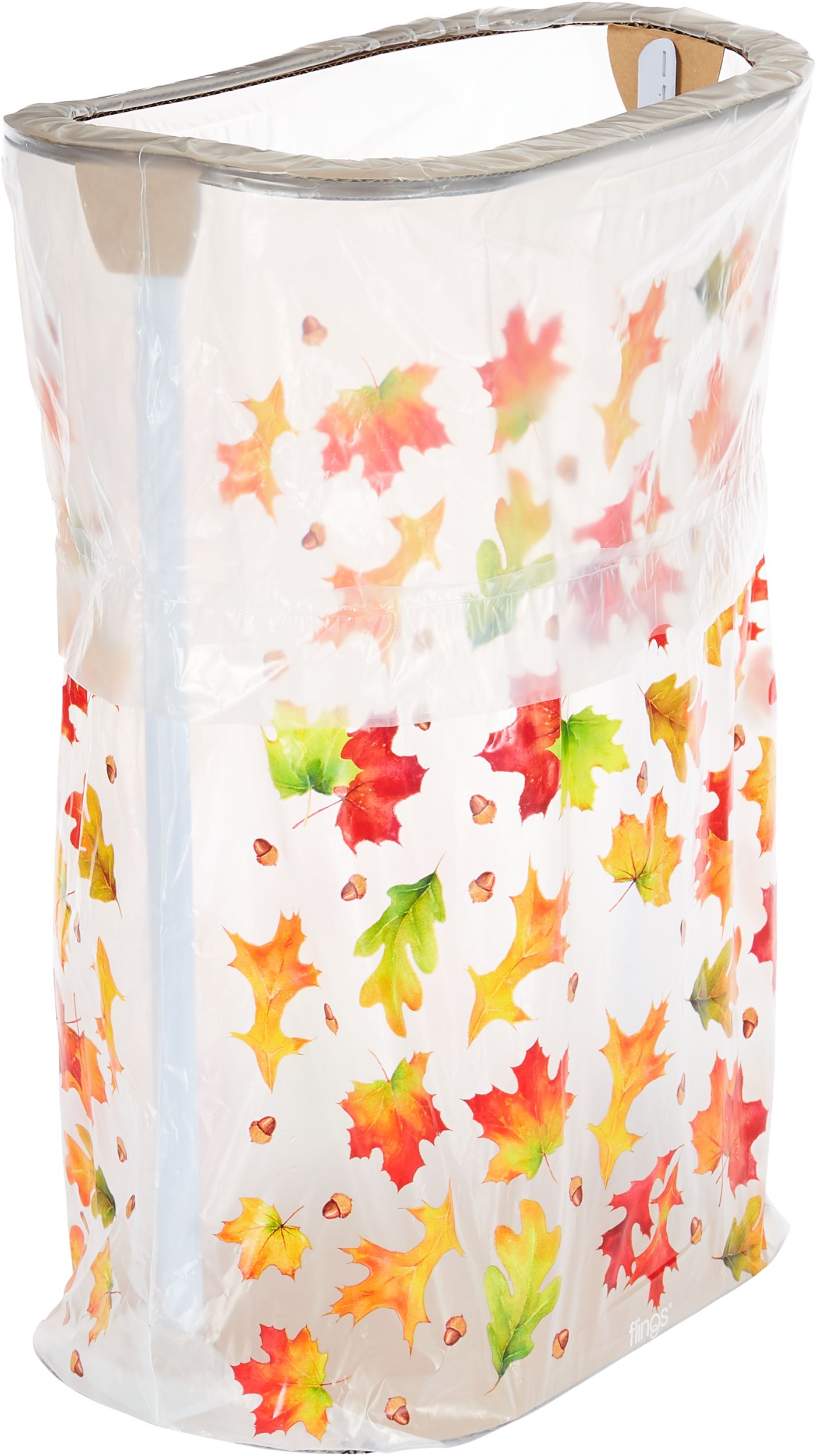 Poubelle à couvercle escamotable Moisson d'automne Front_Angled_Right