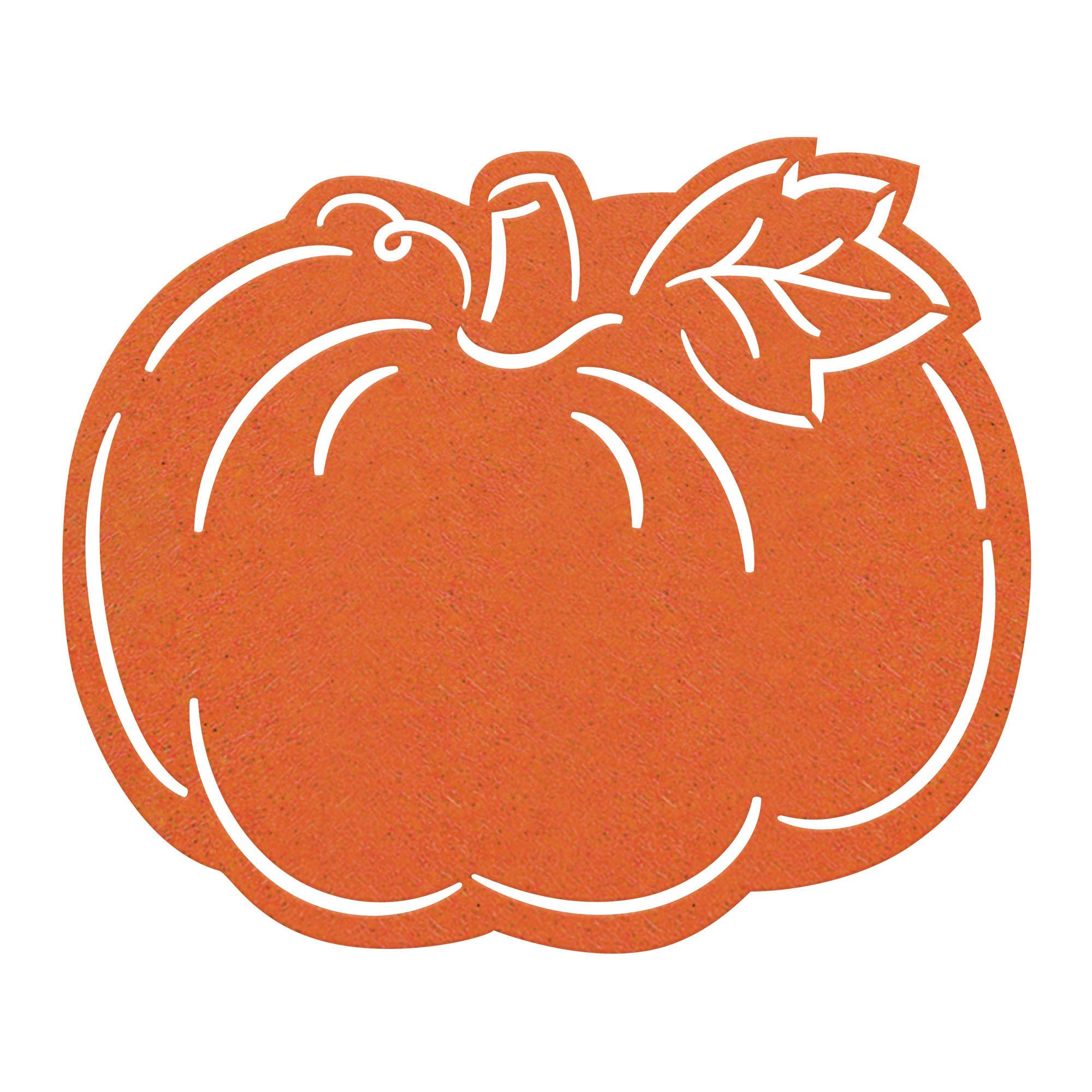 pumpkin-felt-fabric-reusable-placemat-orange-13-in-for-fall-party-city