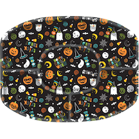 Halloween Friends Sectional Platter Overhead_Flat