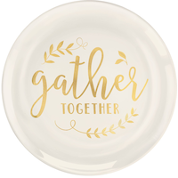 Gather Together Premium Plastic Dinner Plates, 10-pk Overhead_Flat