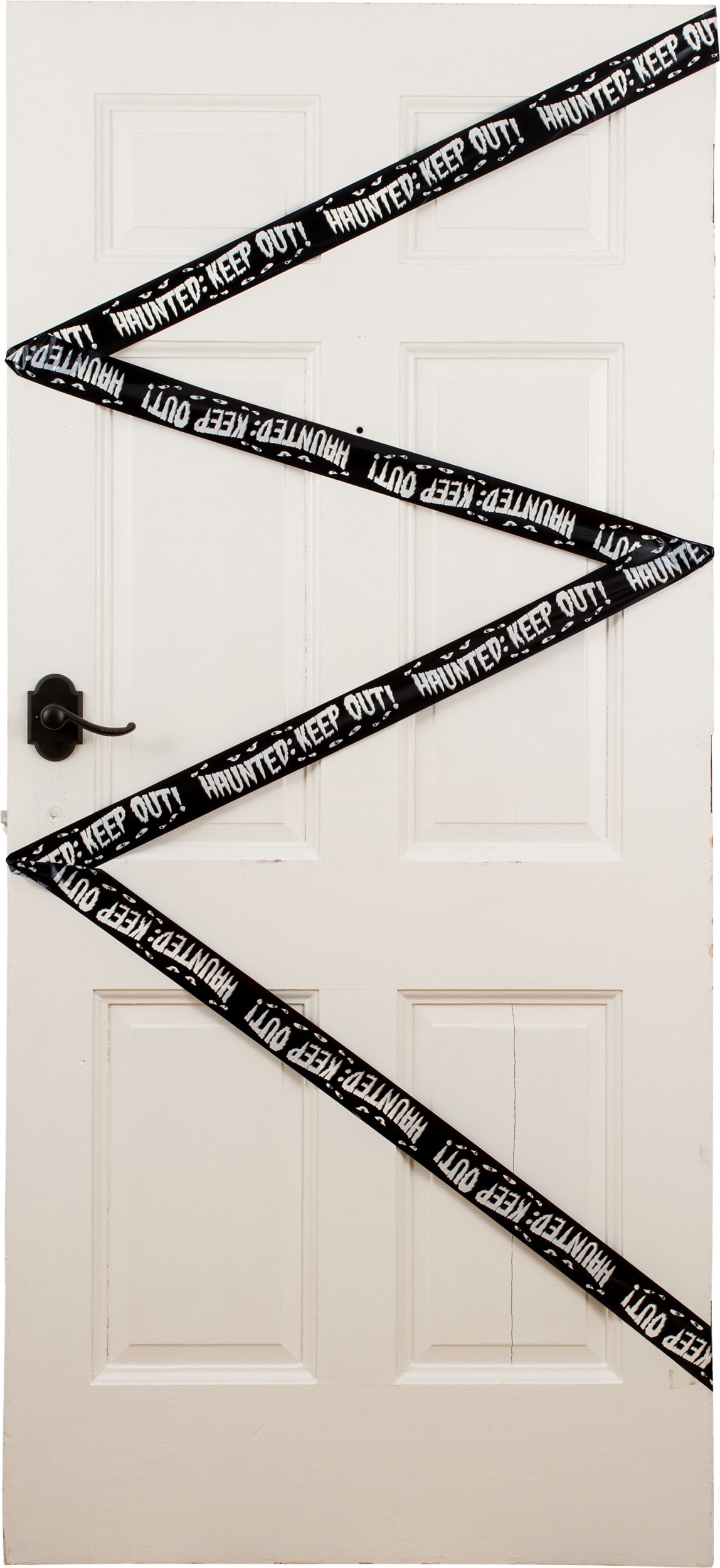 Fright Tape with 3 Styles, Multi-Coloured, 30-ft, 3-pk, Indoor/Outdoor Decoration for Halloween Front_Flat