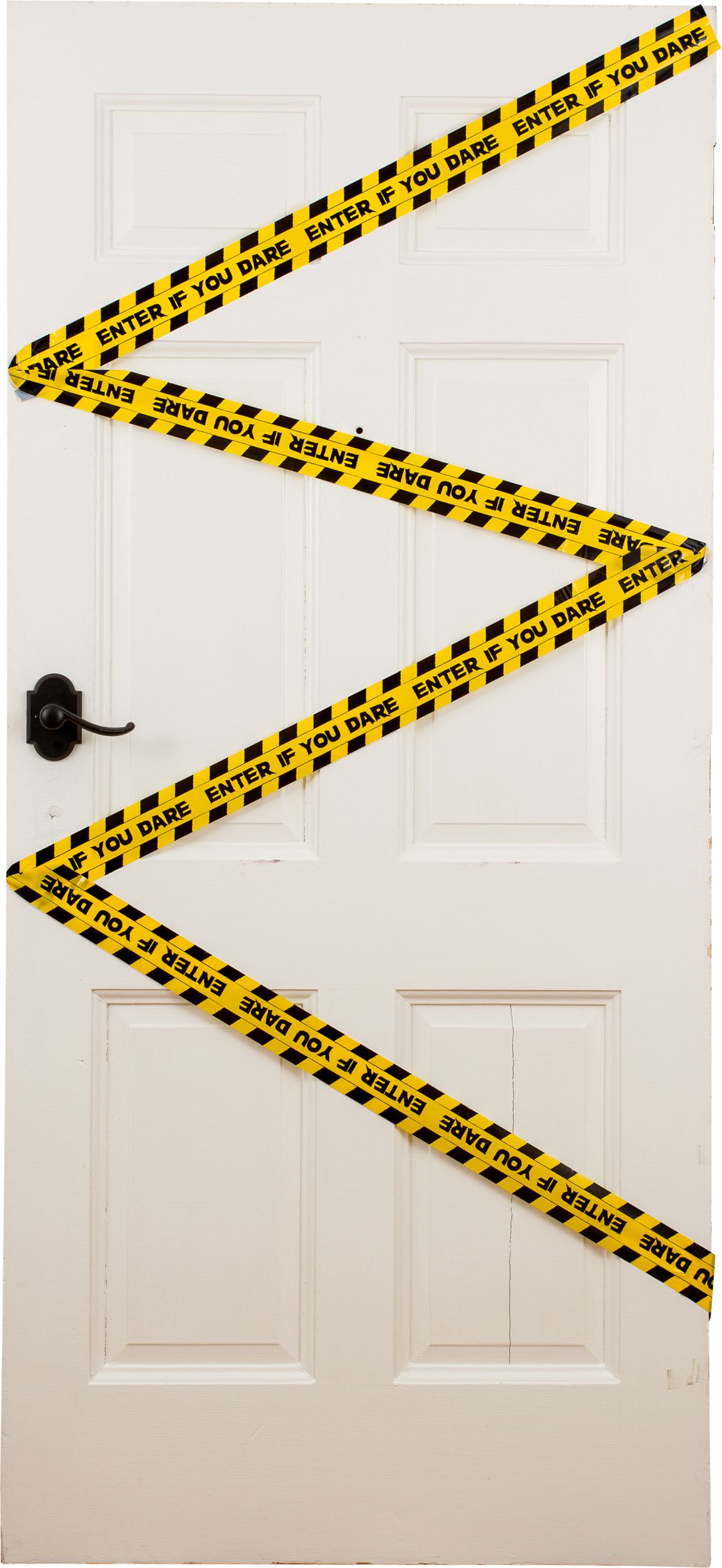 Fright Tape with 3 Styles, Multi-Coloured, 30-ft, 3-pk, Indoor/Outdoor Decoration for Halloween Front_Flat