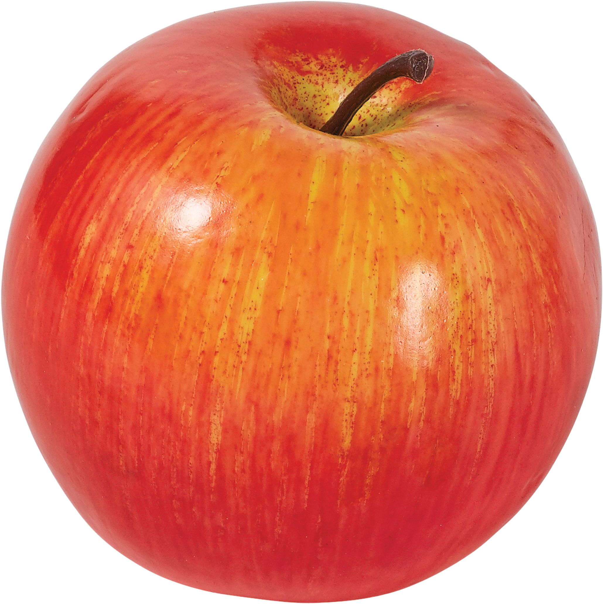 Foam Apples Props,  Red, 3.5-in, 6-pk, Indoor/Outdoor Decoration for Thanksgiving Front_Flat