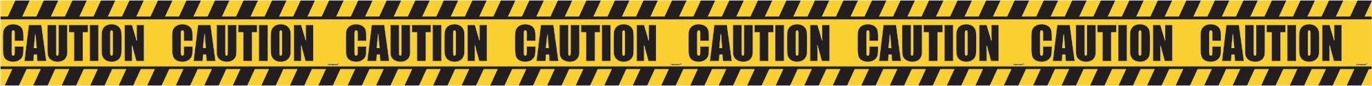 Crime Scene Decorating Kit with Caution Tape and Chalk, Red/Yellow, 8-pk, Indoor Decoration for Halloween Front_Flat