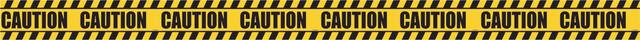 Crime Scene Decorating Kit with Caution Tape and Chalk, Red/Yellow, 8-pk, Indoor Decoration for Halloween Front_Flat