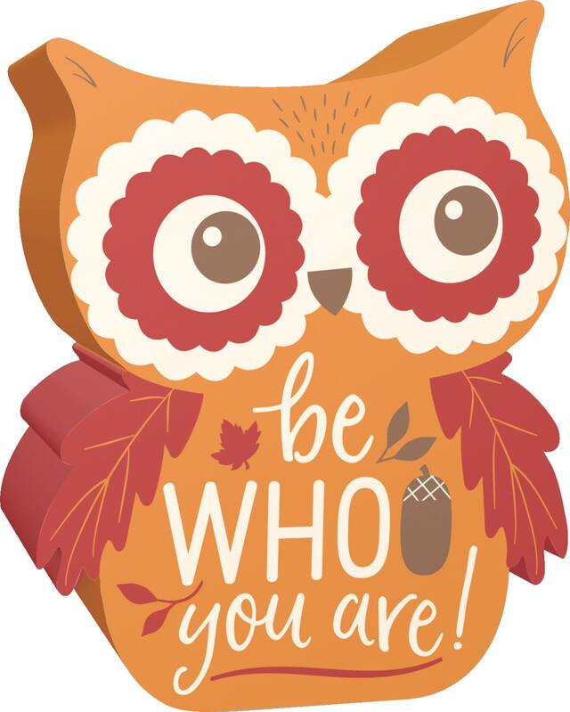 Décoration d'Halloween, mini hibou debout Front_Angled_Right