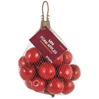 Mini Foam Apples, Red, 1.5-in, 20-pk, Indoor/Outdoor Decoration for Fall Front_Flat