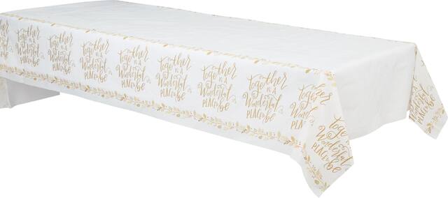 Together is a Wonderful Place Table Cover Front_Angled_Left