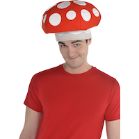 Mushroom Hat Front_Three_Fourths_Angled_Left