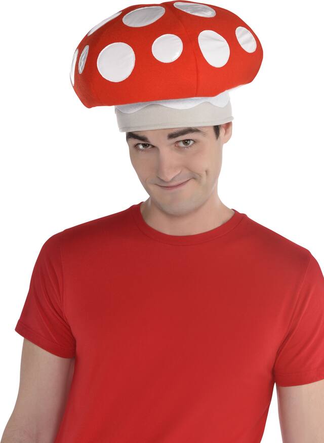 Mushroom Hat Front_Three_Fourths_Angled_Left