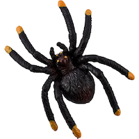 Accessoires cadeaux-surprises araignée en plastique, noir/orange, 6-1/2 po, paq. 36, pour l'Halloween Front_Angled_Left