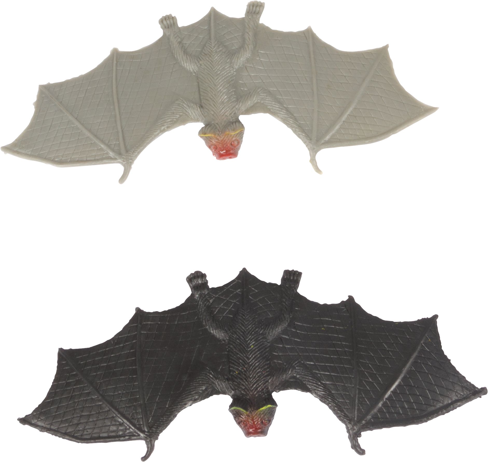 Cadeaux-surprises insecte rampant chauve-souris/squelette/rat/araignée rampant, gris/noir, 4 po, paq. 100, pour l'Halloween Front_Flat