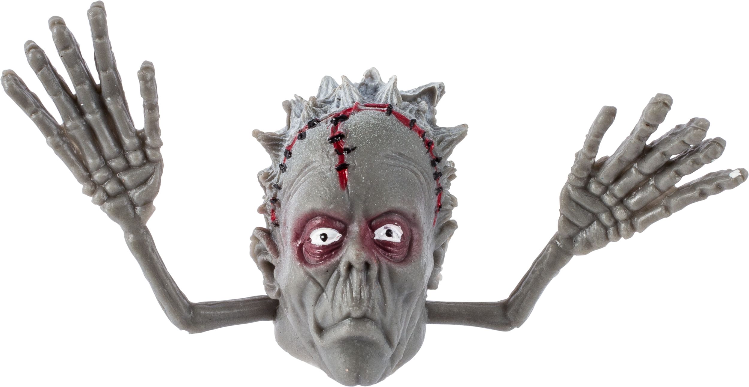 Cadeaux-surprises insecte rampant chauve-souris/squelette/rat/araignée rampant, gris/noir, 4 po, paq. 100, pour l'Halloween Front_Flat