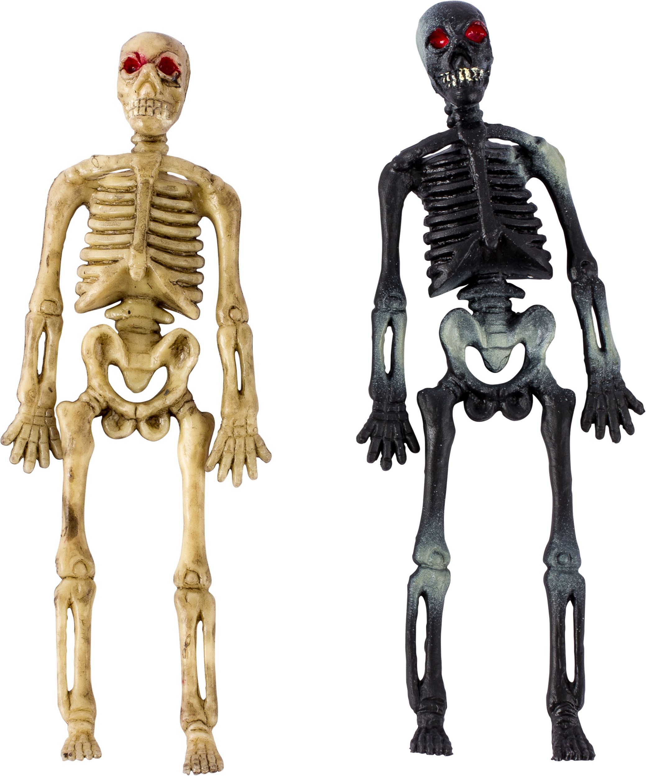 Cadeaux-surprises insecte rampant chauve-souris/squelette/rat/araignée rampant, gris/noir, 4 po, paq. 100, pour l'Halloween Front_Flat