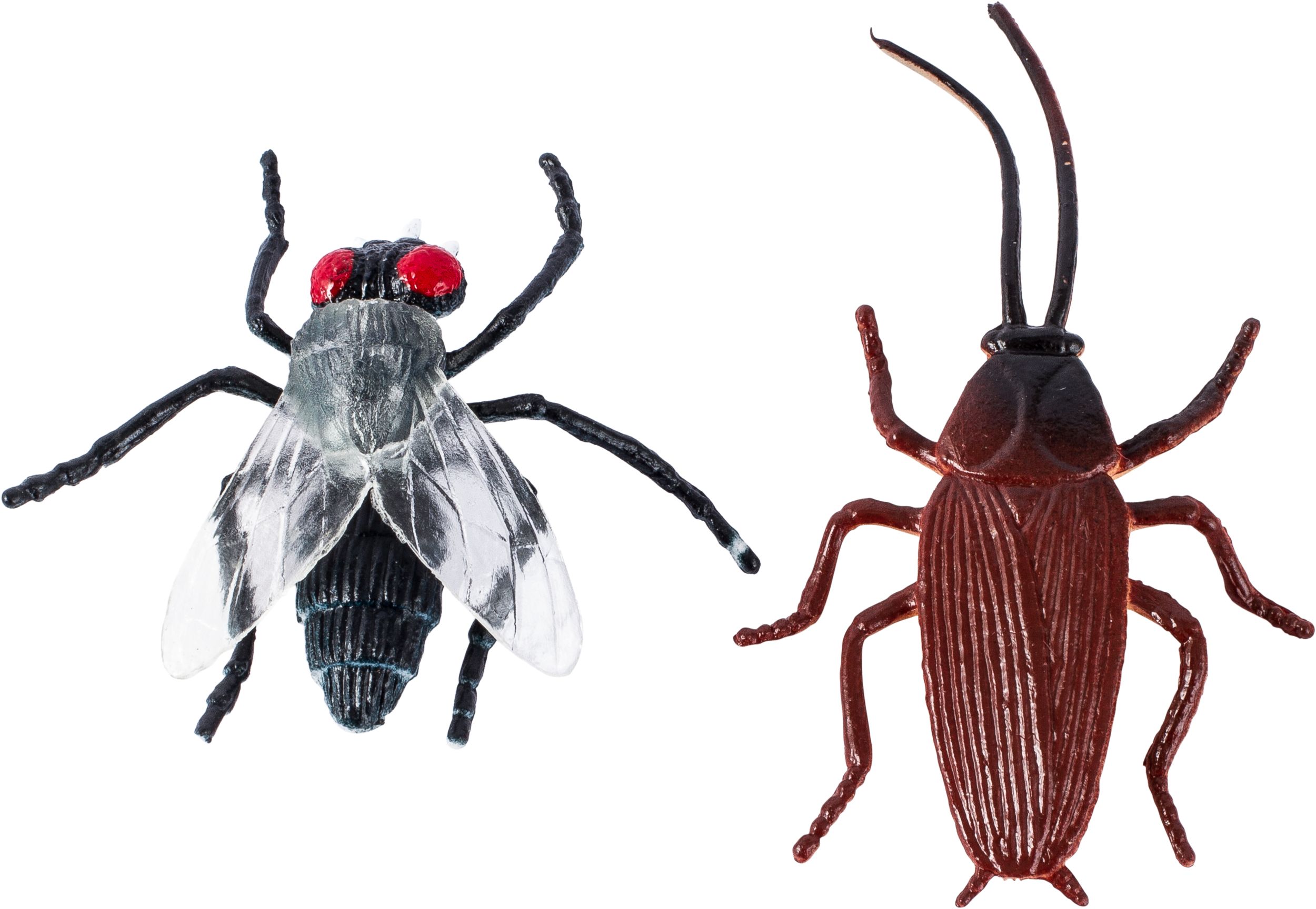 Cadeaux-surprises insecte rampant chauve-souris/squelette/rat/araignée rampant, gris/noir, 4 po, paq. 100, pour l'Halloween Overhead_Flat