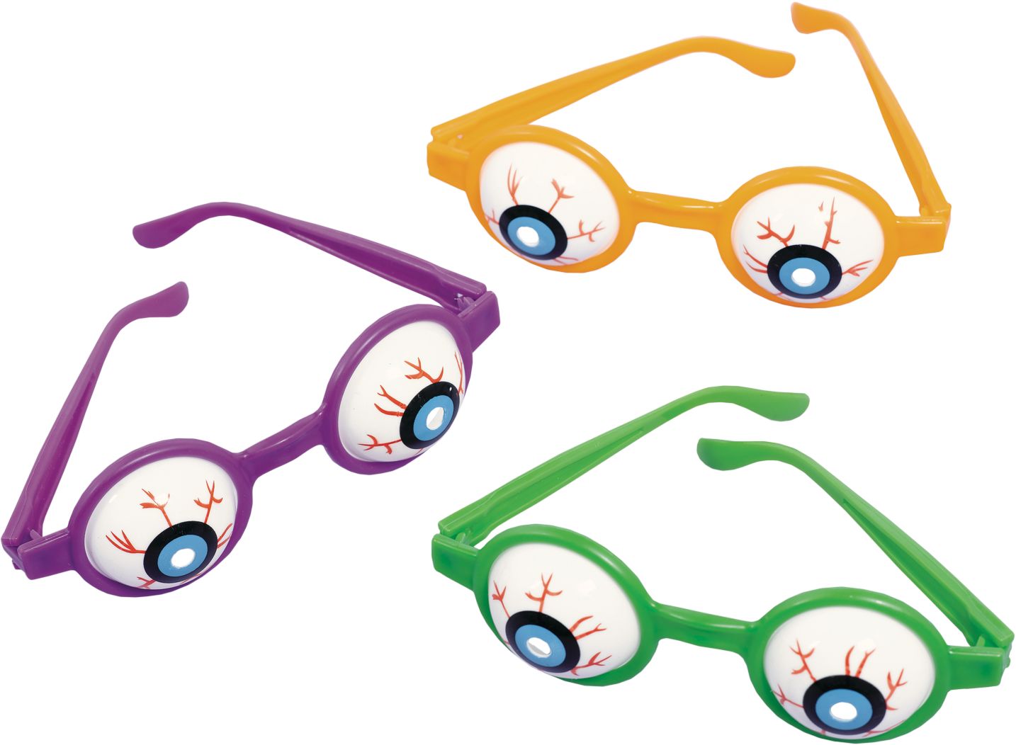 Halloween Eyeball Glasses, 6-pk Composite_or_Mixed