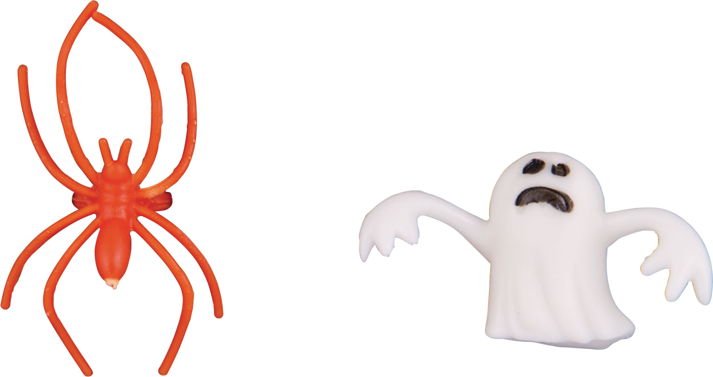 Bat/Witch/Spider Creepy Crawly Favours, Black, 4-in, 48-pk, for Halloween Composite_or_Mixed