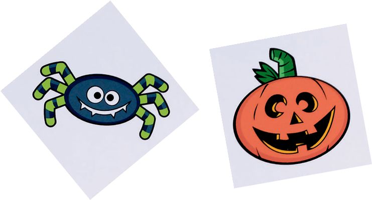 Halloween Tattoos for kids, Halloween Temporary Tattoo Spider Pumpkin  Waterproof Luminous glow in the dark Stickers Dance Theme Party Decorations  for Adult and Kids gift - Walmart.com