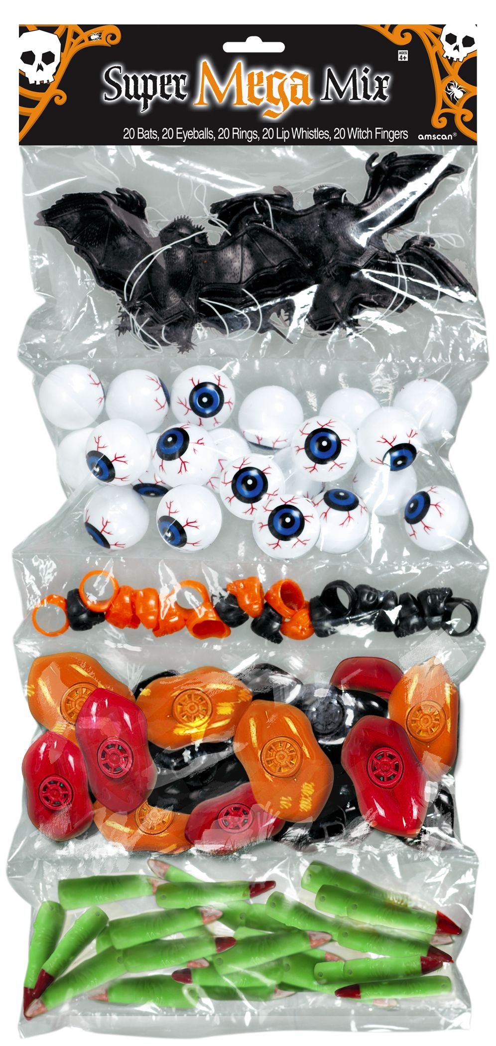 Halloween Party Favours, 100-pk Front_Flat