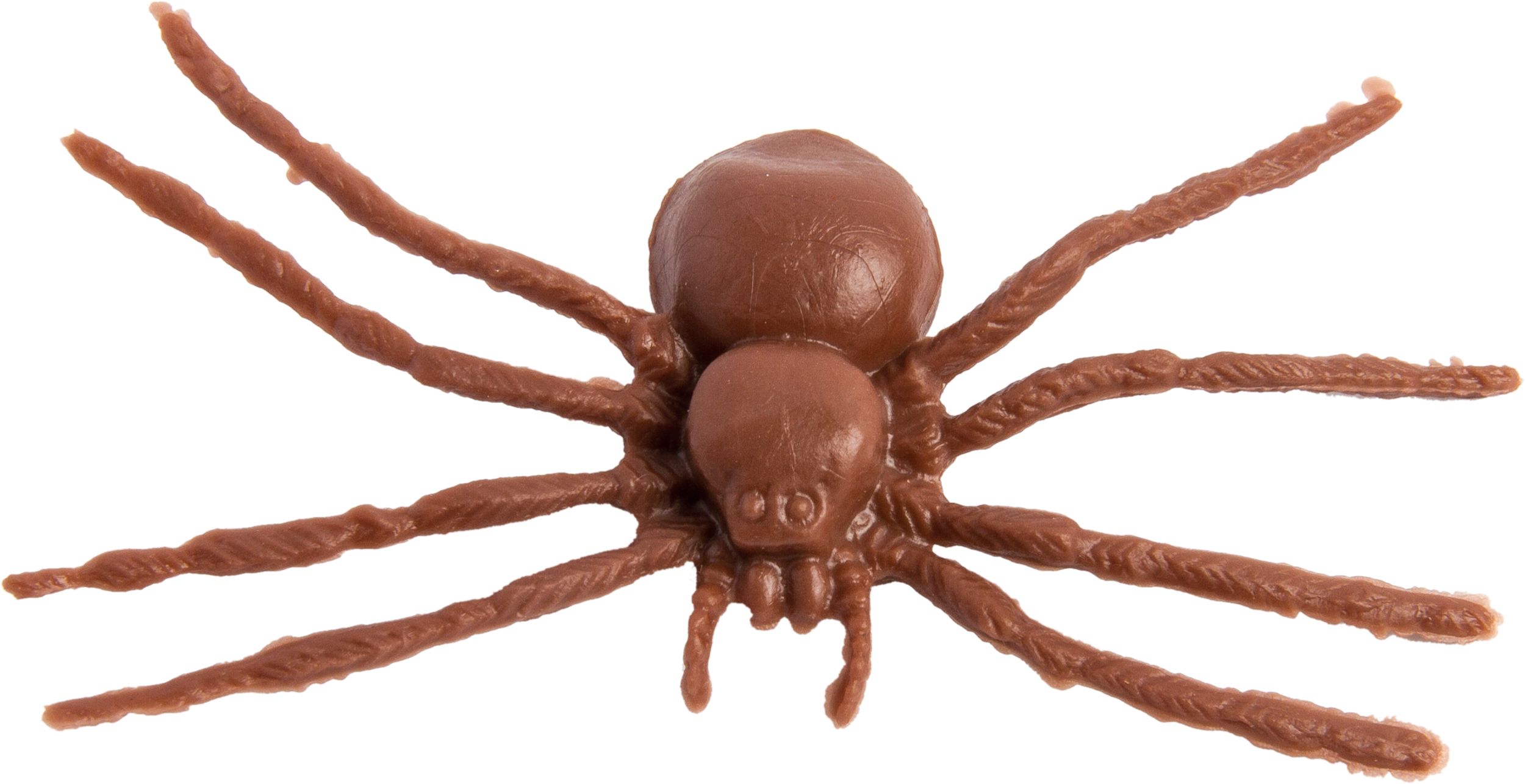 Spider Plastic Favour Props, Black/Brown, 3-in, 28-pk, for Halloween Overhead_Flat