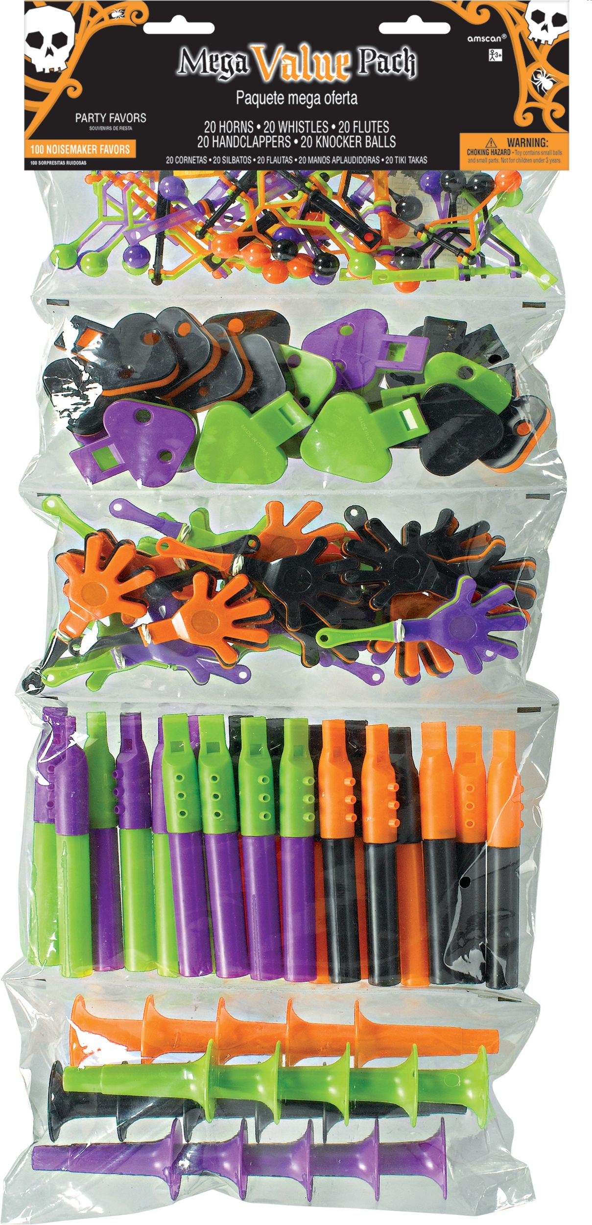Halloween Mega Mix Favour Pack, 100-pk Front_Flat