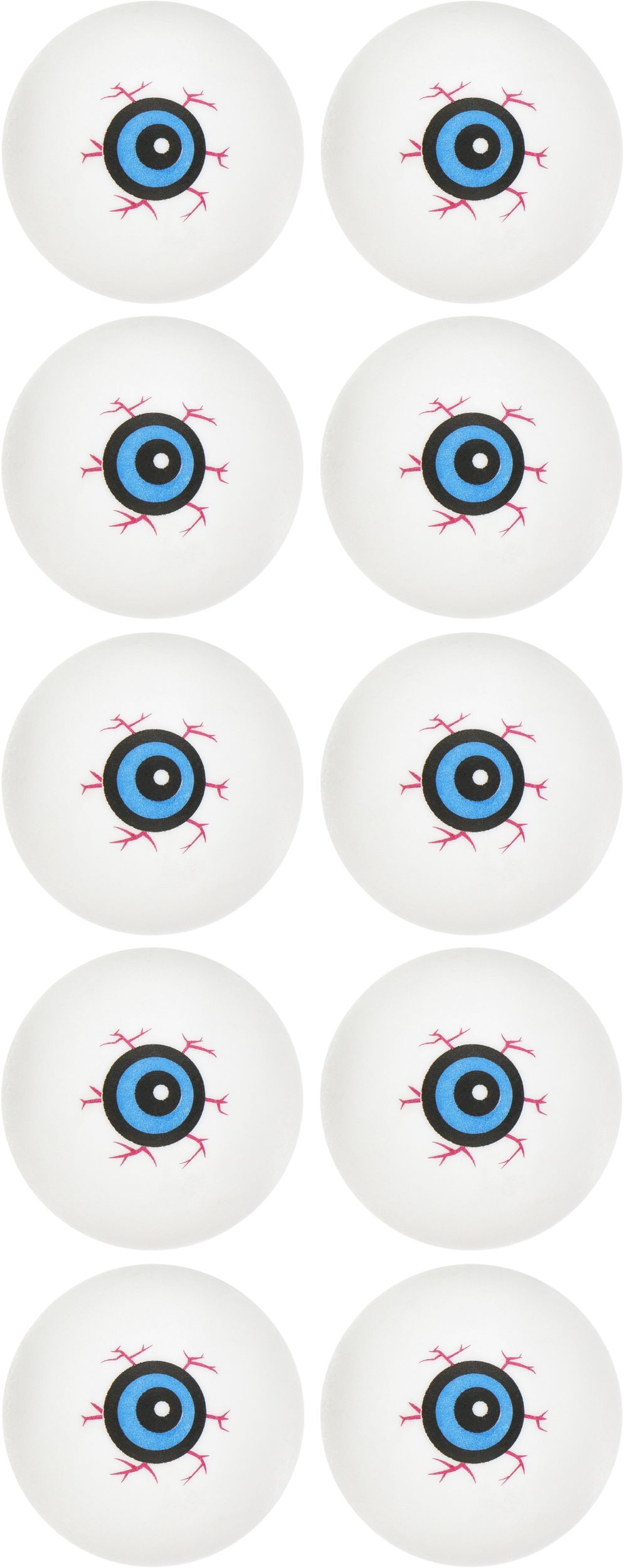 Eye Ball Ping Pong Balls 10-pk Front_Flat