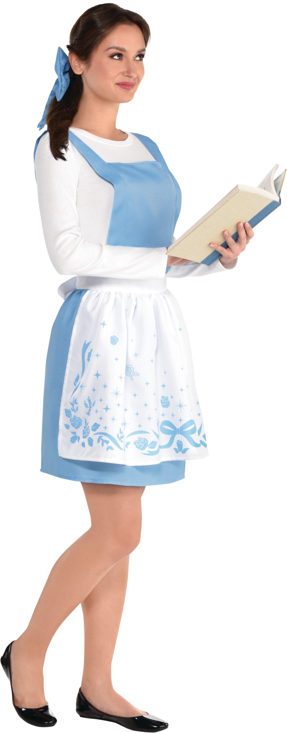 Adult Village Belle Costume Accessory Kit Front_Three_Fourths_Angled_Right