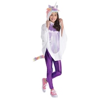 Child Unicorn Poncho Front_Angled_Right