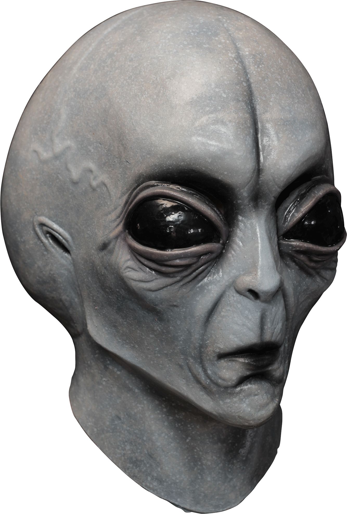 Men's Area 51 Alien Mask Halloween Costume, Multicolour, Adult Front_Three_Fourths_Angled_Right