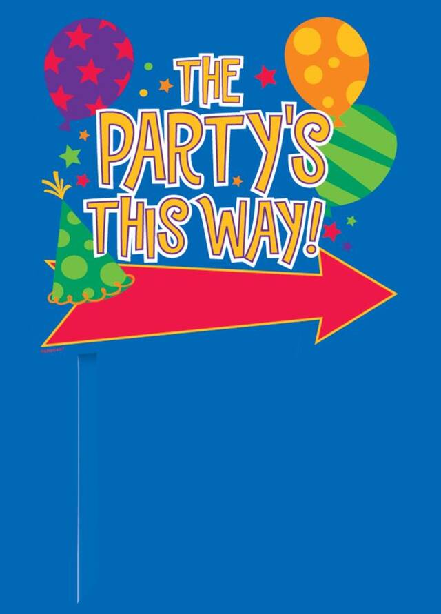 "Pumpkin Patch" Jack-O'-Lantern Yard Stake, Black/Orange, 20.7-in, Outdoor Decoration for Halloween Front_Flat