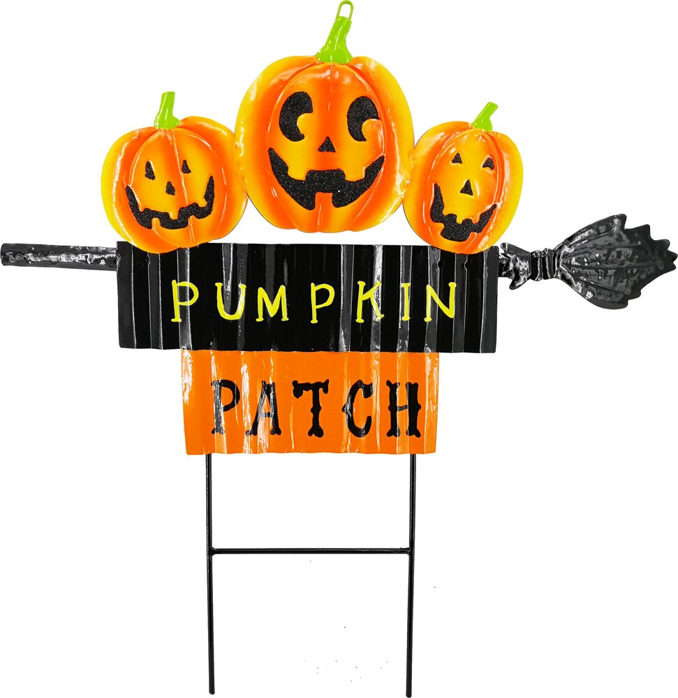Friendly Pumpkin Patch Halloween Decor Yard Sign Party City