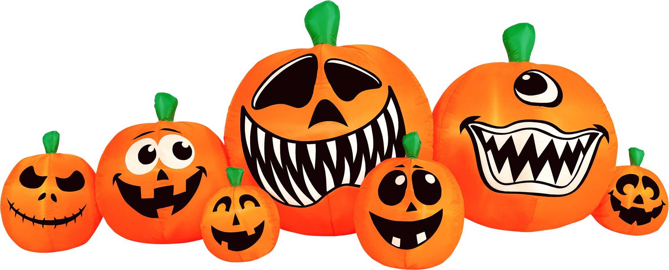 Light-Up Inflatable Pumpkin Patch, 8-ft Front_Flat