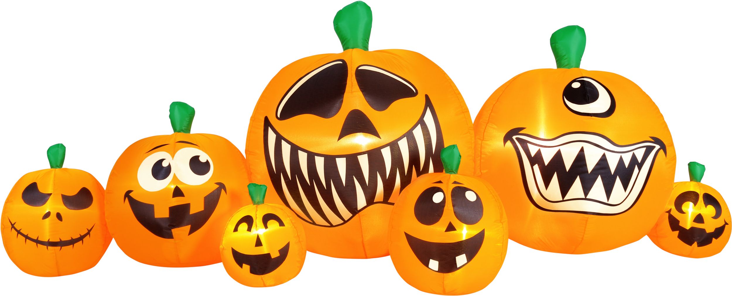 Light-Up Inflatable Pumpkin Patch, 8-ft Front_Flat