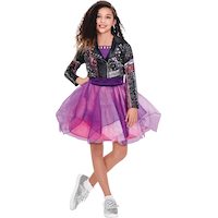 Kids' Julie and the Phantoms Julie  Purple Dress with Jacket Halloween Costume, Assorted Sizes Front_Flat