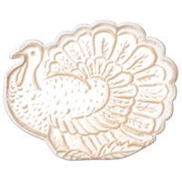 Turkey Shaped Melamine Party Platter Front_Elevated