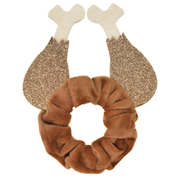 Party Scrunchie Turkey Leg Front_Flat