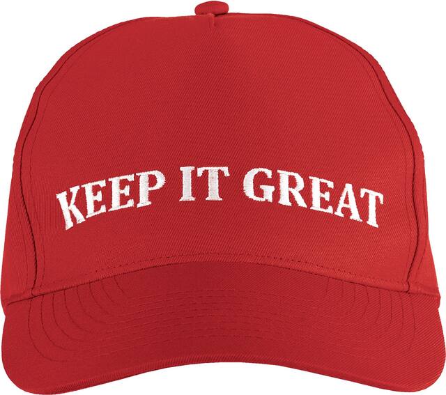 Satirical Presidential Keep It Great Hat Front_Flat