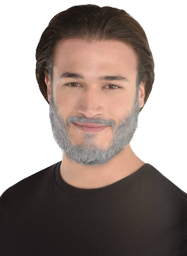 Beard Halloween Costume Makeup Kit, 4-pc Front_Flat