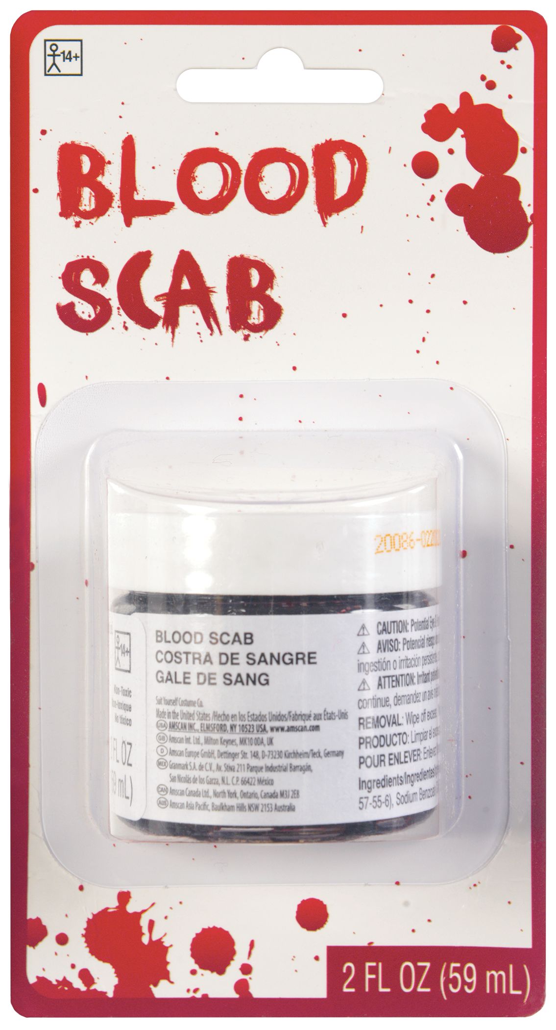 Fake Basic Blood Makeup, Red, 0.95-oz, Costume Accessory for Halloween