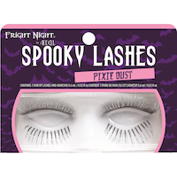 Ardell Pixie Dust Glitter Top & Bottom Eyelashes, Silver, One Size, Wearable Costume Accessory for Halloween Front_Flat