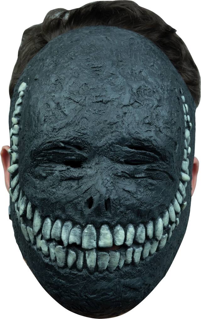 Sinister Toothy Grin Party Mask Front_Flat