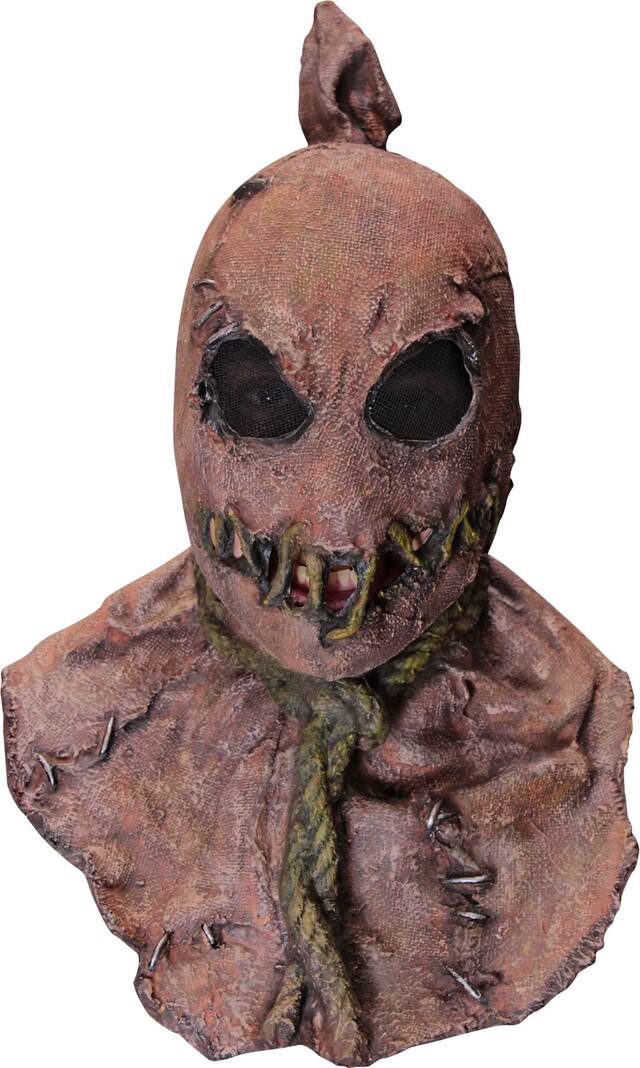 Horror Fields Halloween Scarecrow Mask Front_Flat