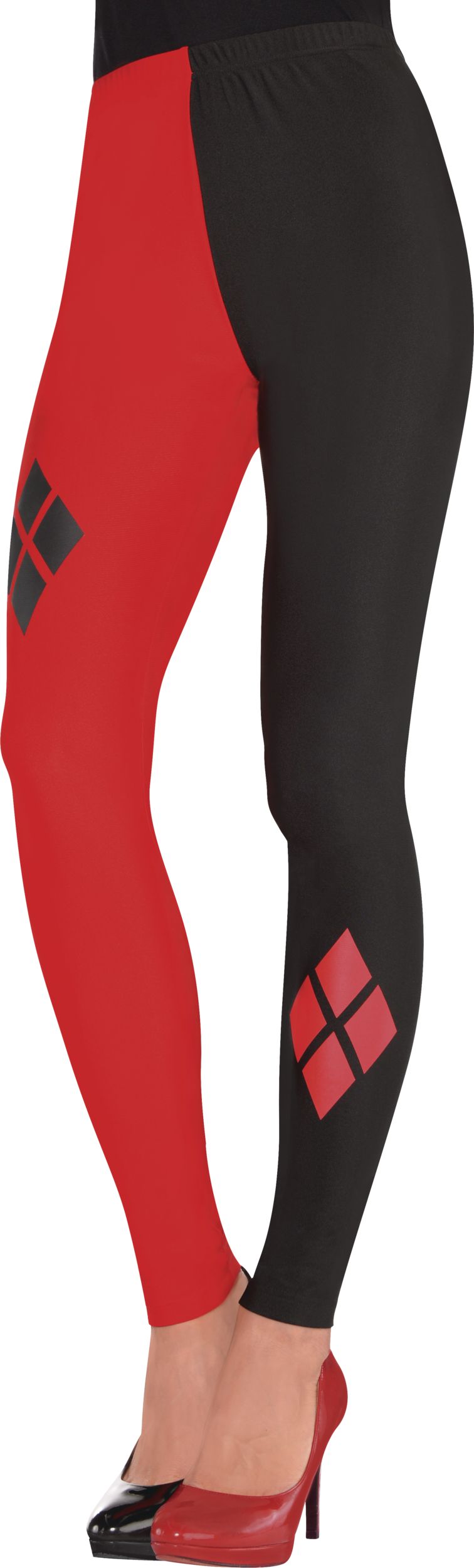 DC Harley Quinn Leggings, Small/Medium Front_Angled_Left