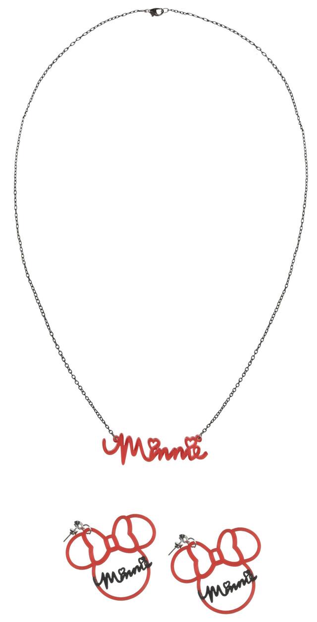 Minnie Mouse Party Jewelry Set Overhead_Flat
